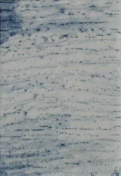Ultraschall VI    1999    Kreide auf Papier    33 x 22 cm